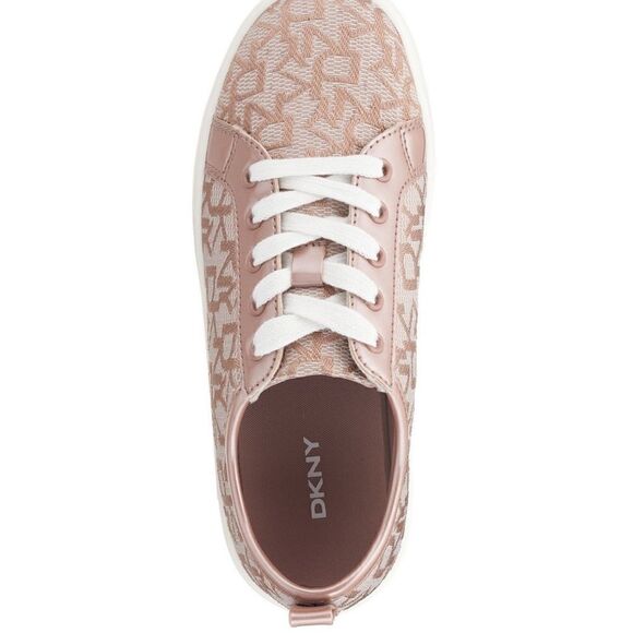 DKNY Big Girls Cam Jacquard Sneakers Size 5 - Picture 2 of 12
